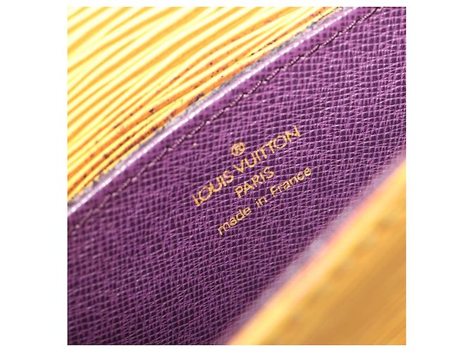 Saint-Cloud LOUIS VUITTON Epi Saint Cloud PM Shoulder Bag Yellow M52219 LV - vista 26