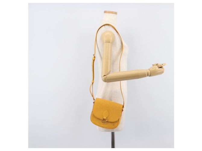 Saint-Cloud LOUIS VUITTON Epi Saint Cloud PM Shoulder Bag Yellow M52219 LV - vista 29