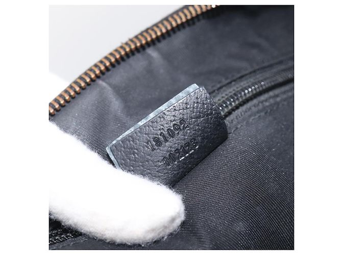 GUCCI GG Canvas Shoulder Bag Black Silver 181092 - view 21