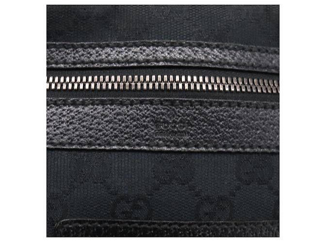 GUCCI GG Canvas Shoulder Bag Black Silver 92551 - vista 16