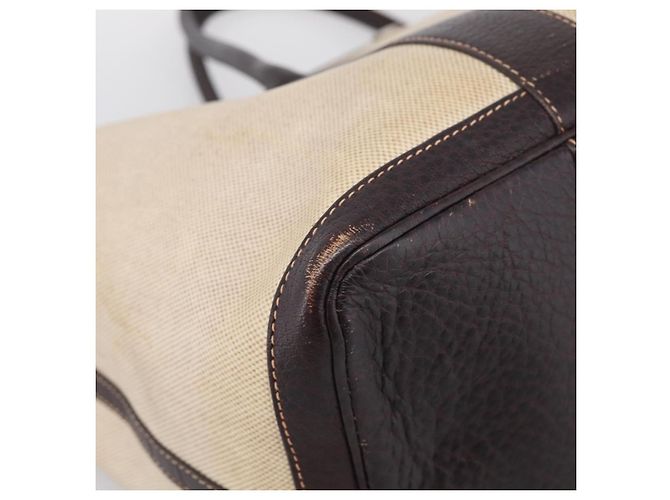 Hermès HERMES Sac à main Garden Party Canvas Beige Silver - vue 11
