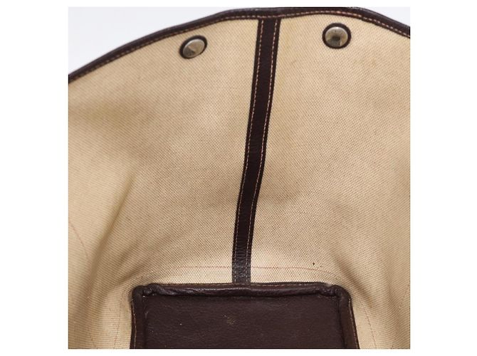 Hermès HERMES Sac à main Garden Party Canvas Beige Silver - vue 16
