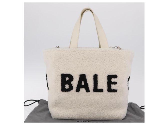 Balenciaga Sac à Main Shearing White Silver 532873 - vue 12