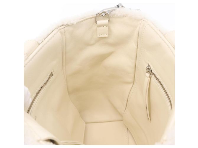 Balenciaga Sac à Main Shearing White Silver 532873 - vue 23