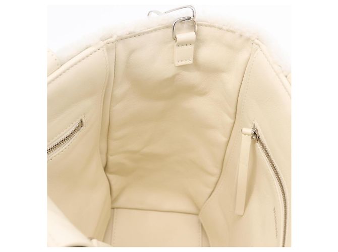 Balenciaga Sac à Main Shearing White Silver 532873 - vue 24