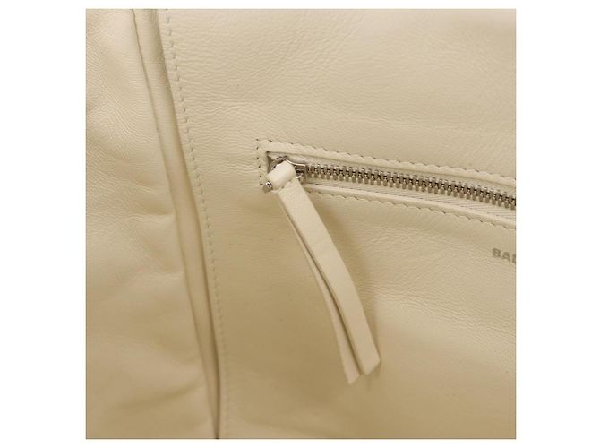 Balenciaga Sac à Main Shearing White Silver 532873 - vue 25