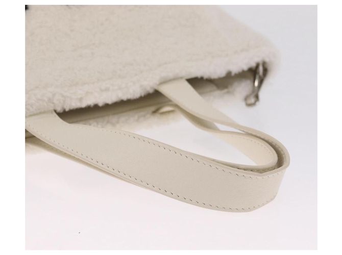 Balenciaga Sac à Main Shearing White Silver 532873 - vue 7