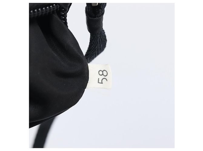 PRADA Bolsa de Acessórios Nylon Black Silver - vista 11