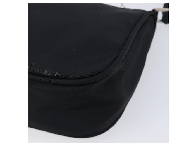 PRADA Bolsa de Acessórios Nylon Black Silver - vista 17