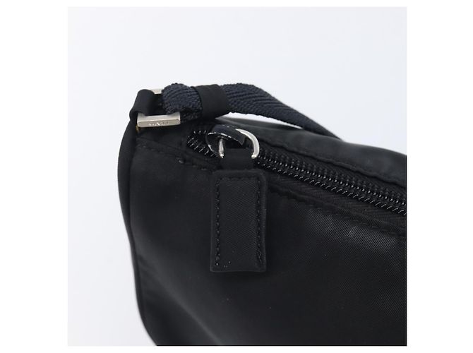 PRADA Bolsa de Acessórios Nylon Black Silver - vista 21