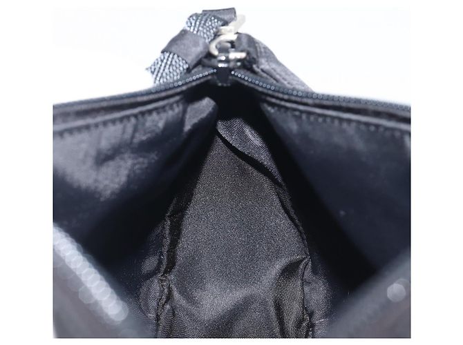 PRADA Bolsa de Acessórios Nylon Black Silver - vista 23