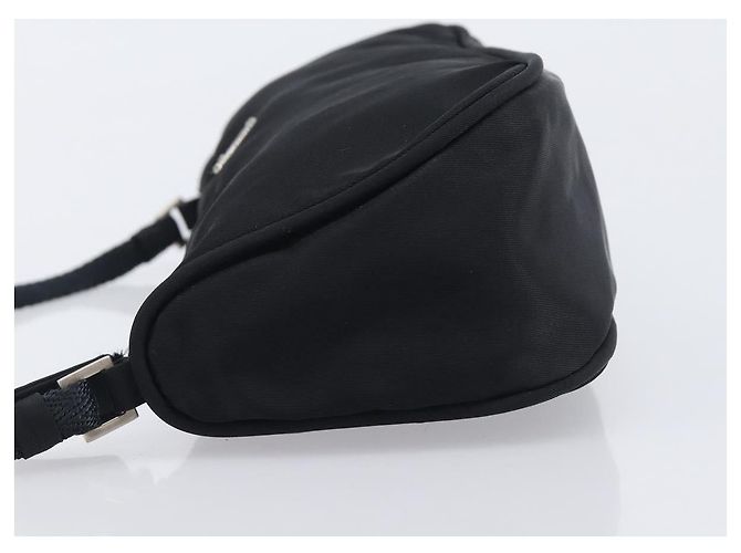 PRADA Bolsa de Acessórios Nylon Black Silver - vista 4