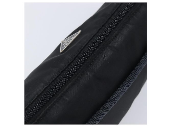 PRADA Bolsa de Acessórios Nylon Black Silver - vista 7