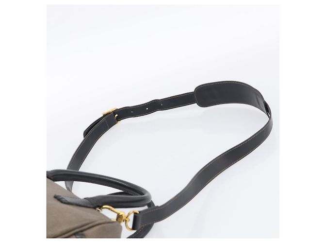 FENDI Bolso de Mano Canvas 2way Marrón Tono Dorado - vista 10