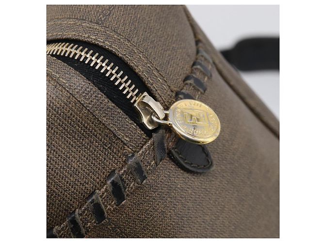 FENDI Bolso de Mano Canvas 2way Marrón Tono Dorado - vista 16