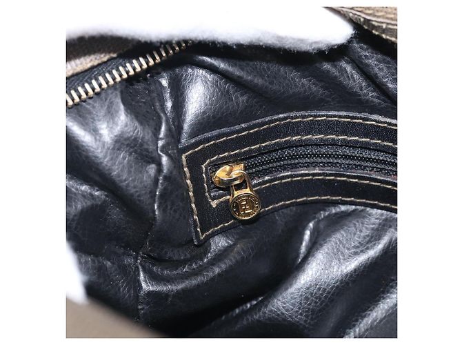 FENDI Bolso de Mano Canvas 2way Marrón Tono Dorado - vista 21