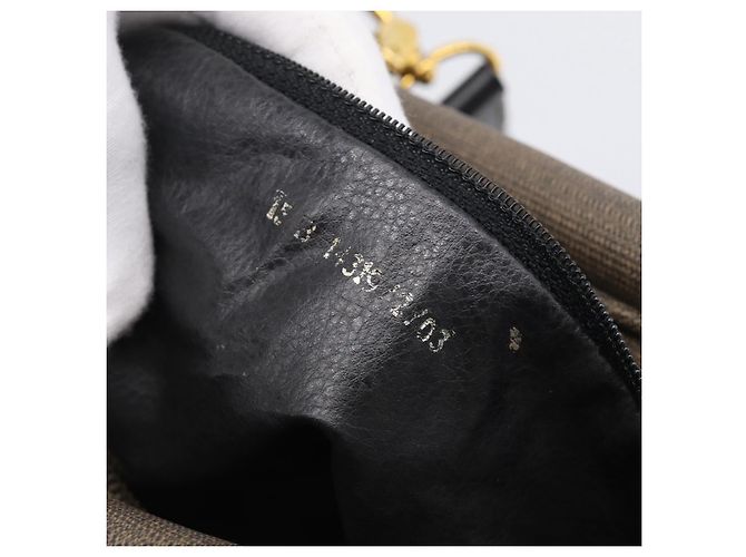 FENDI Bolso de Mano Canvas 2way Marrón Tono Dorado - vista 23