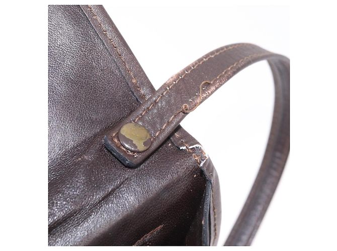 FENDI Zucca Canvas Shoulder Bag Brown Black - view 21