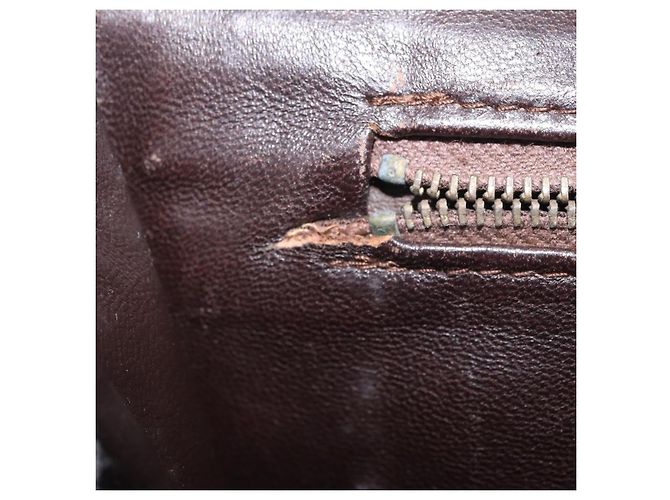 FENDI Zucca Canvas Shoulder Bag Brown Black - view 26
