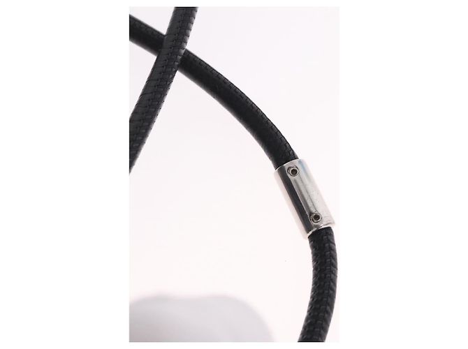 Balenciaga Graffiti Bazaar Drawstring Bag Leather Black 581779 - vista 8