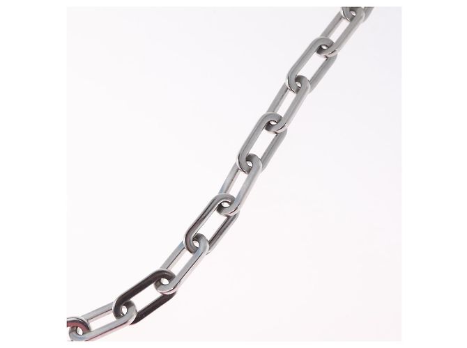 Miu Miu Matelasse Chain Wallet Leather Pink Silver - vista 11