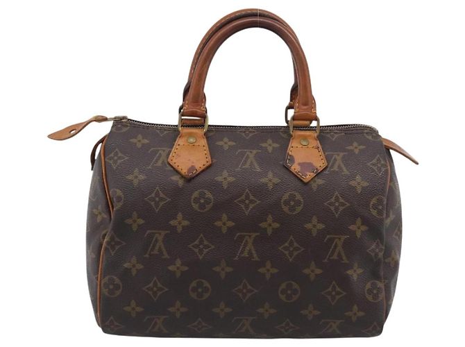 LOUIS VUITTON Monogram Speedy 25 Hand Bag M41528 LV - vista 2