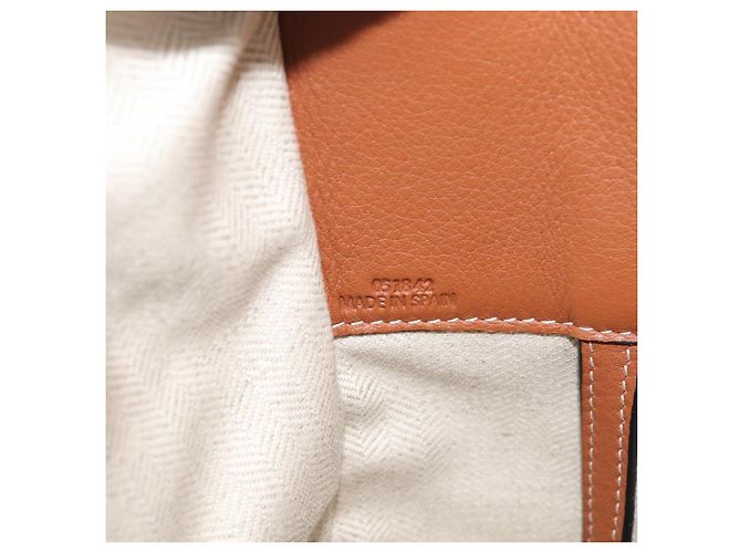 LOEWE Hammock Mini Hand Bag Leather 2way White Silver - vista 11