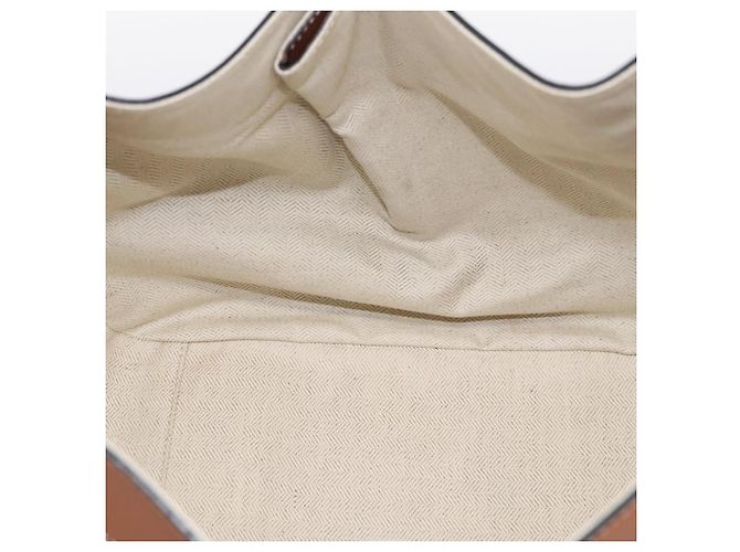 LOEWE Hammock Mini Hand Bag Leather 2way White Silver - vista 23