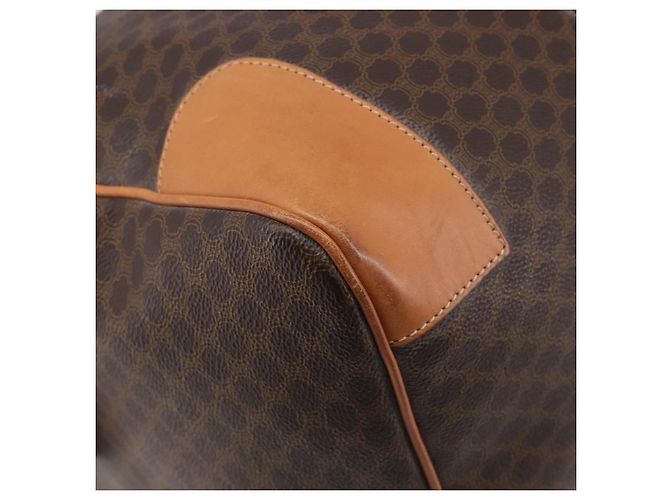 Céline CELINE Macadam Boston Bag PVC Brown Gold Tone - vista 13