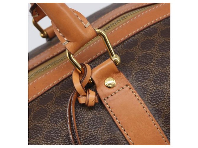 Céline CELINE Macadam Boston Bag PVC Brown Gold Tone - vista 15