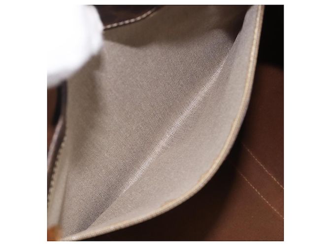 Céline CELINE Macadam Boston Bag PVC Brown Gold Tone - vista 23