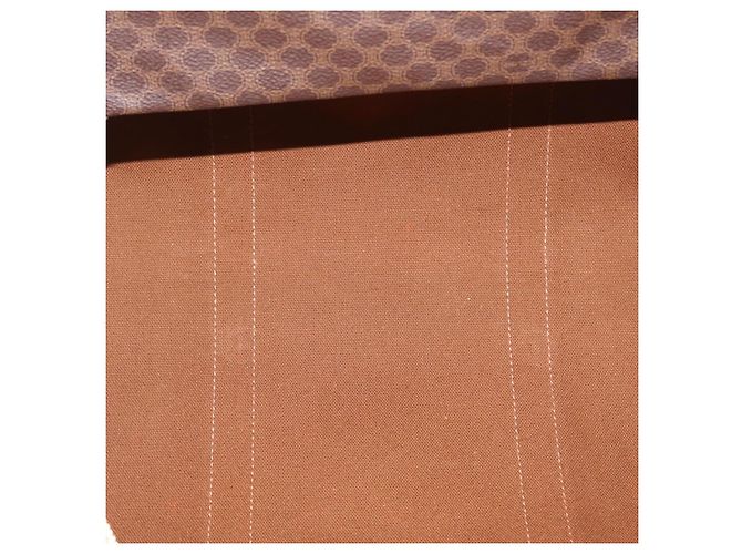 Céline CELINE Macadam Canvas Boston Bag PVC Leather Brown Gold - vista 21