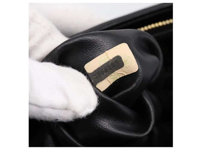 CHANEL COCO Mark Tote Bag Patent Black Gold Tone CC - vista 12