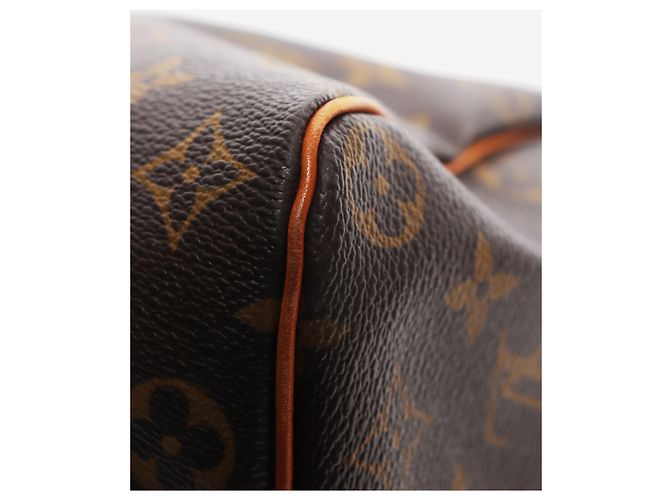 Louis Vuitton Borsa Speedy con manico in tela Monogram marrone - vista 11