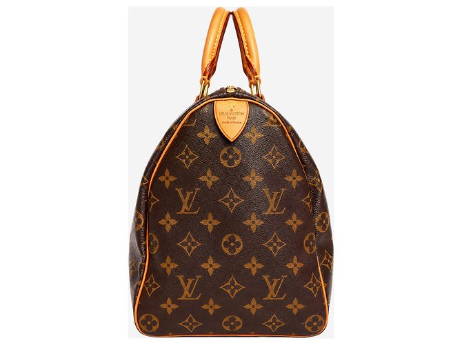 Louis Vuitton Borsa Speedy con manico in tela Monogram marrone - vista 2