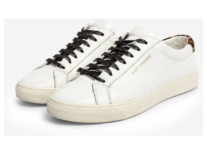 Autre Marque Andy-Sneaker aus cremefarbenem Leder - Größe EU 36.5 - Ansicht 2