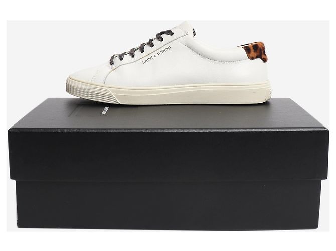 Autre Marque Andy-Sneaker aus cremefarbenem Leder - Größe EU 36.5 - Ansicht 8