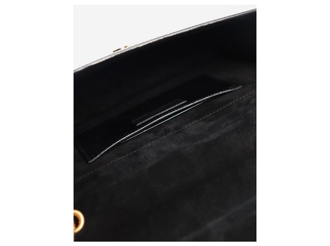 Autre Marque Sac à épaule Betty en cuir grainé de poudre noir - vue 6