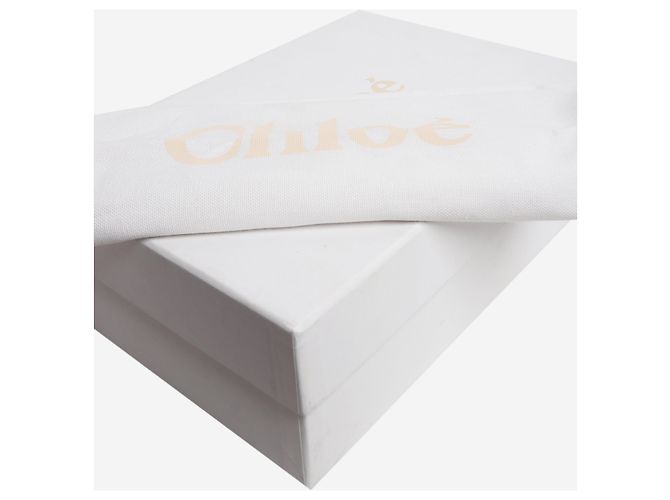 Chloé Ciabatte C in pelle marrone e vitello stampato zebra - taglia EU 40 - vista 7