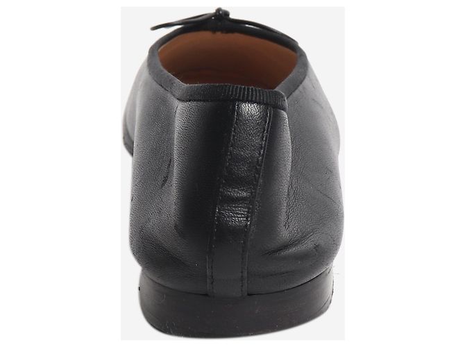 Chanel Ballerinas aus schwarzem Leder - Größe EU 41.5 - Ansicht 3