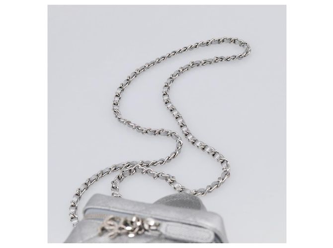 CHANEL Matelasse Chain Shoulder Vanity Pouch Caviar Skin 2way CC - vista 10