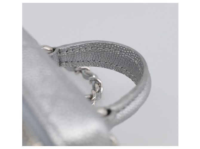 CHANEL Matelasse Chain Shoulder Vanity Pouch Caviar Skin 2way CC - vista 8