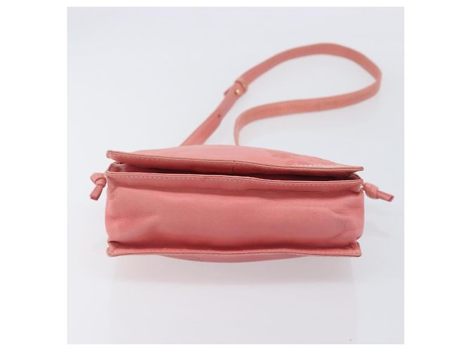 LOEWE Shoulder Bag Leather Pink Gold - vista 10
