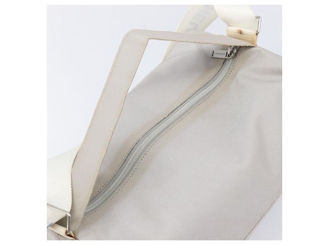 CHANEL Sports Line Shoulder Bag Nylon Gray Silver CC - view 14
