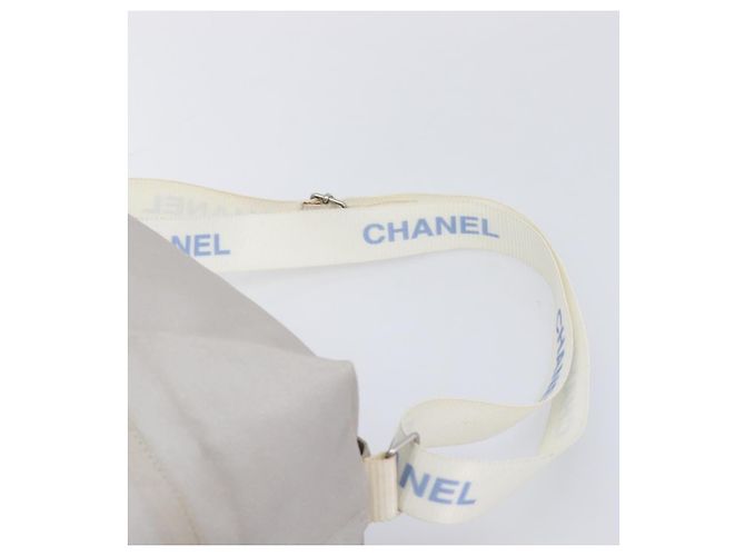 CHANEL Sports Line Shoulder Bag Nylon Gray Silver CC - view 16