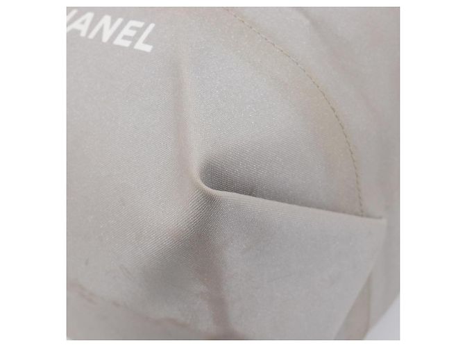 CHANEL Sports Line Shoulder Bag Nylon Gray Silver CC - view 17