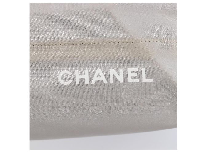 CHANEL Sports Line Shoulder Bag Nylon Gray Silver CC - view 21