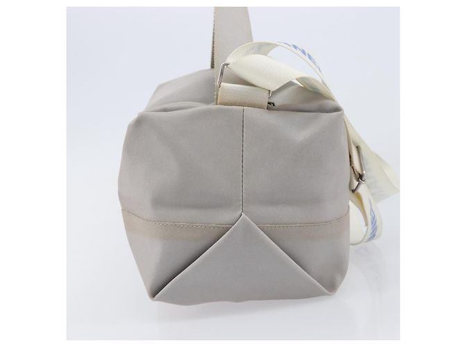 CHANEL Sports Line Shoulder Bag Nylon Gray Silver CC - view 4