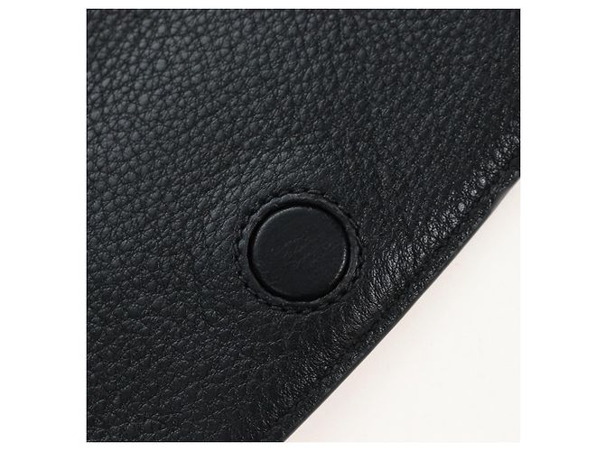 PRADA Shoulder Bag Vittero Dino Leather 2way Black Gold - vista 21