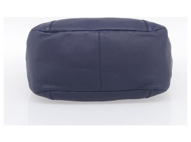 LOEWE Karie Shoulder Bag Leather Navy Gold - Ansicht 5